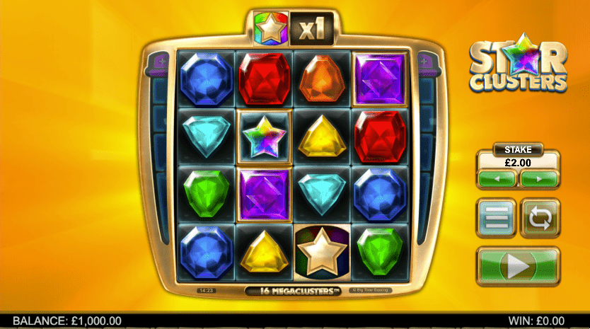 An image of the Star Clusters slot game