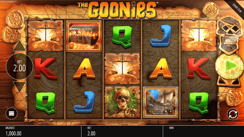 An image of The Goonies Slot game