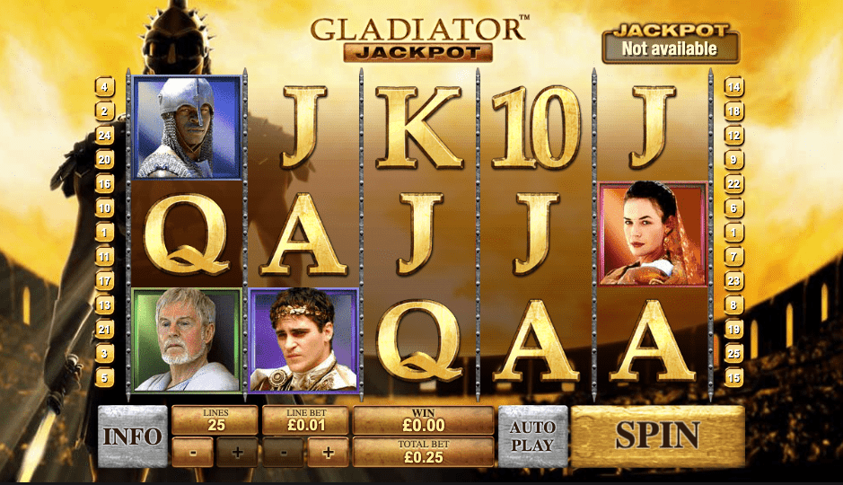 An image of the Gladiator slot game