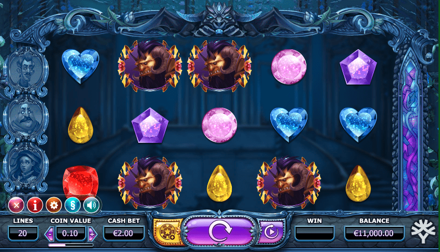 An image of the Beauty and the Beast slot game