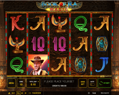 An image of the Book of Ra Magic slot game