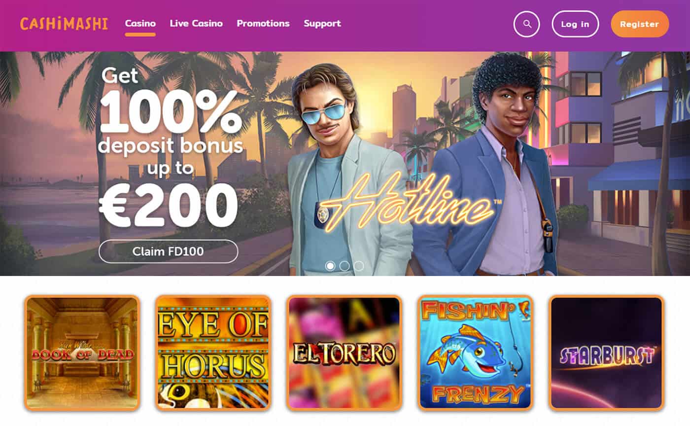 Cashimashi Casino Homepage