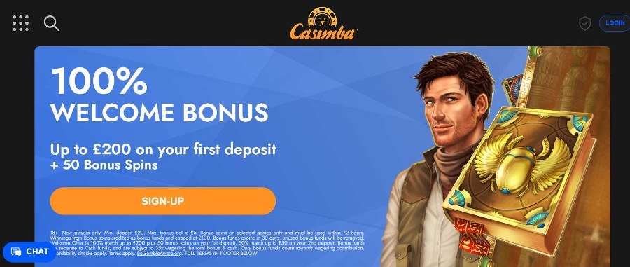 Casimba Casino Welcome Offer