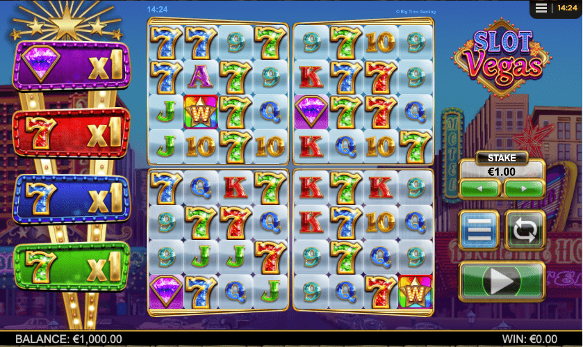 An image of the Slot Vegas Megaquads slot game