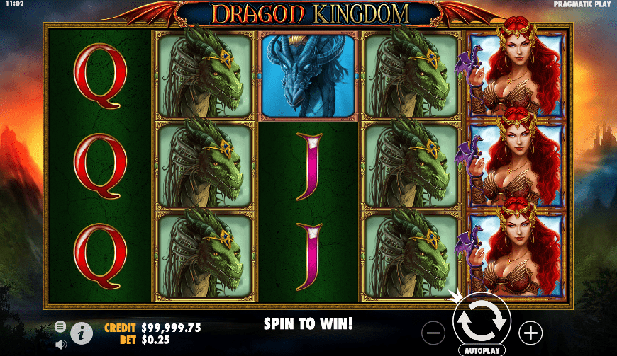 Dragon Kingdom Slot Screenshot