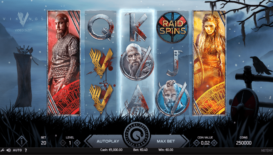 An image of the Vikings slot game