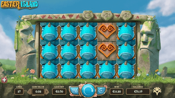 Easter Island game the exotic on by Yggdrasil