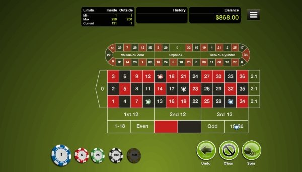 European Roulette Slot screenshot