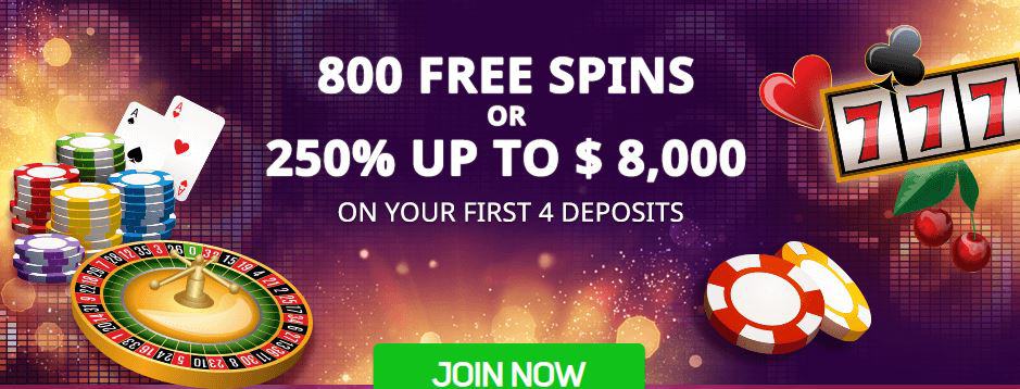 Welcome Bonus 800 Free Spins or 250% up to ¥8000 on first 4 deposits 