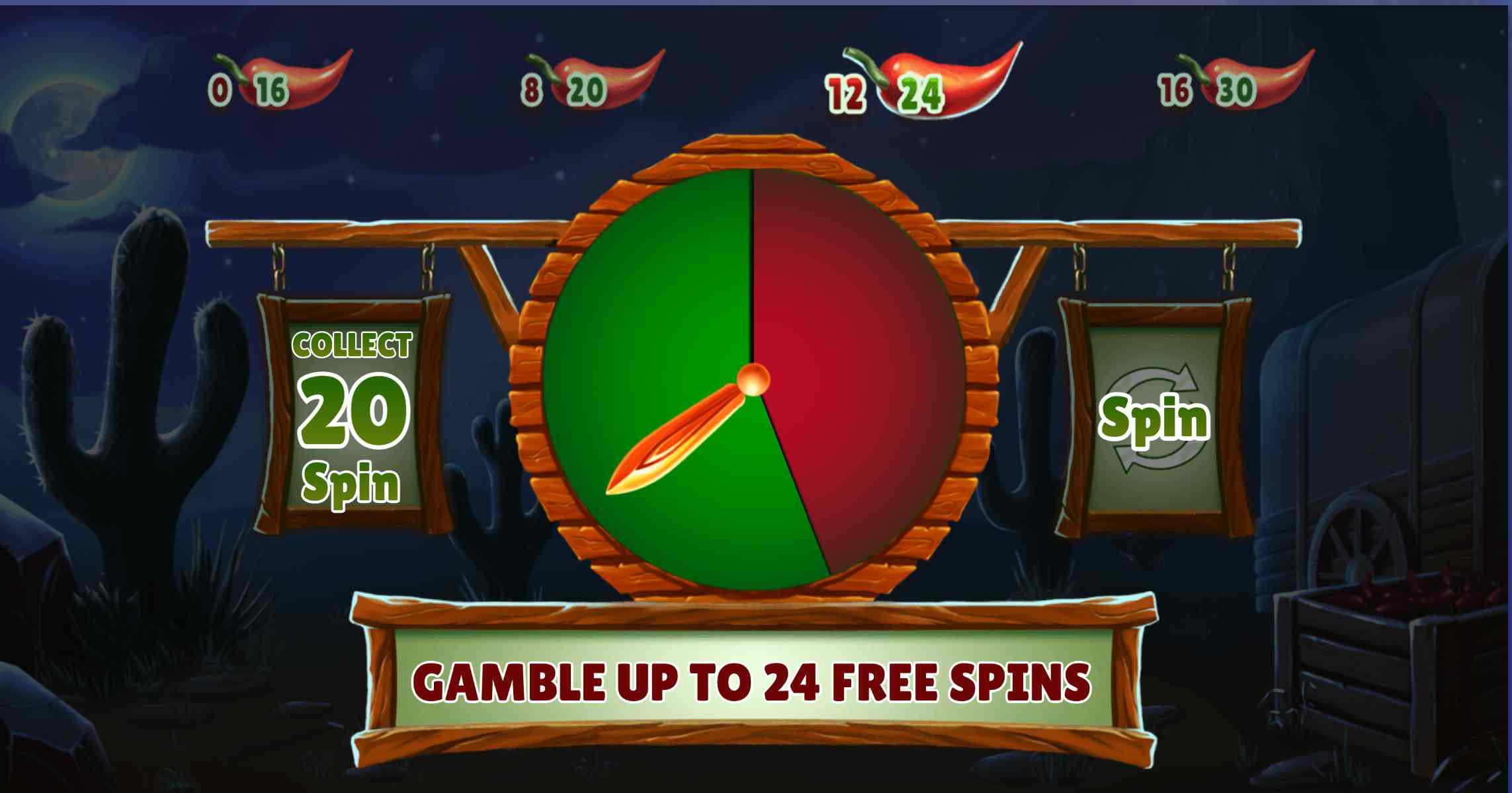 Hot Chilliways Free Spins Gamble Screenshot