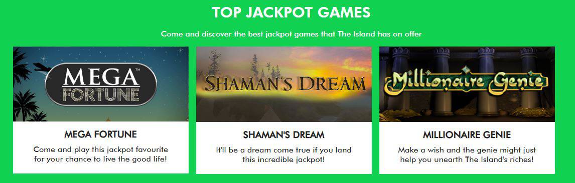 Island Jackpot Games