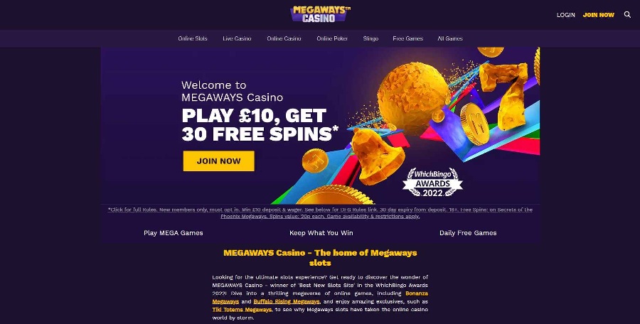 Megaways Casino Welcome Offer