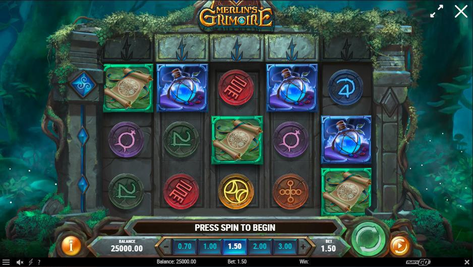 Merlin's Grimoire Gameplay Screenshot