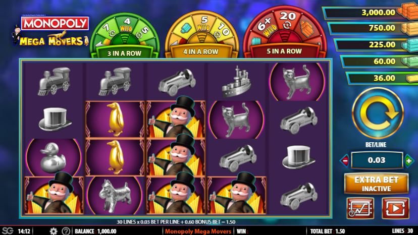 Screenshot Monopoly Mega Movers