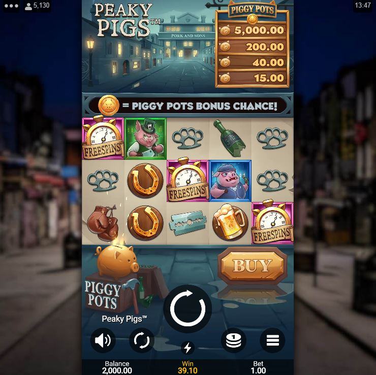 Peaky Pigs screenshot