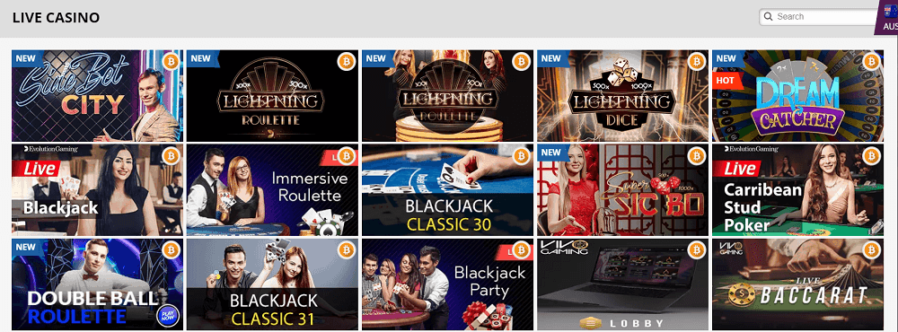 Playamo live casino games