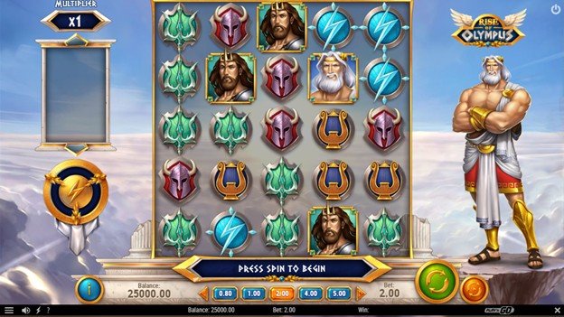 Rise of Olympus slot screenshot