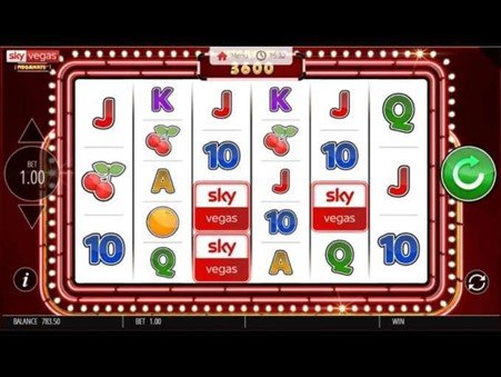 Sky Vegas slot screenshot