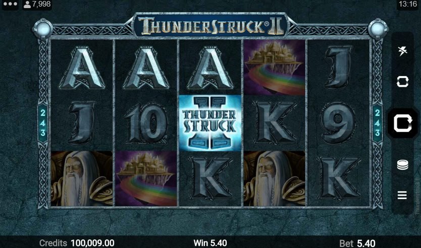 Thunderstruck II Wild Screenshot