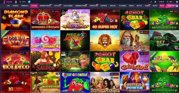 VBet Casino Games