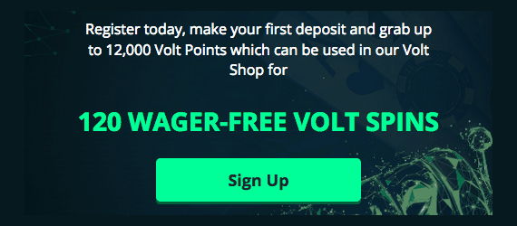 Volt Casino Welcome Bonus