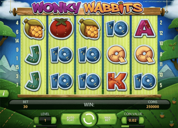 Wonky Wabbitsgame - NetEnt