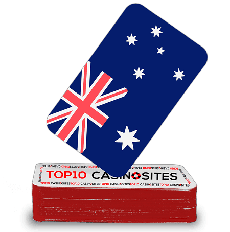 Australia flag playing cards