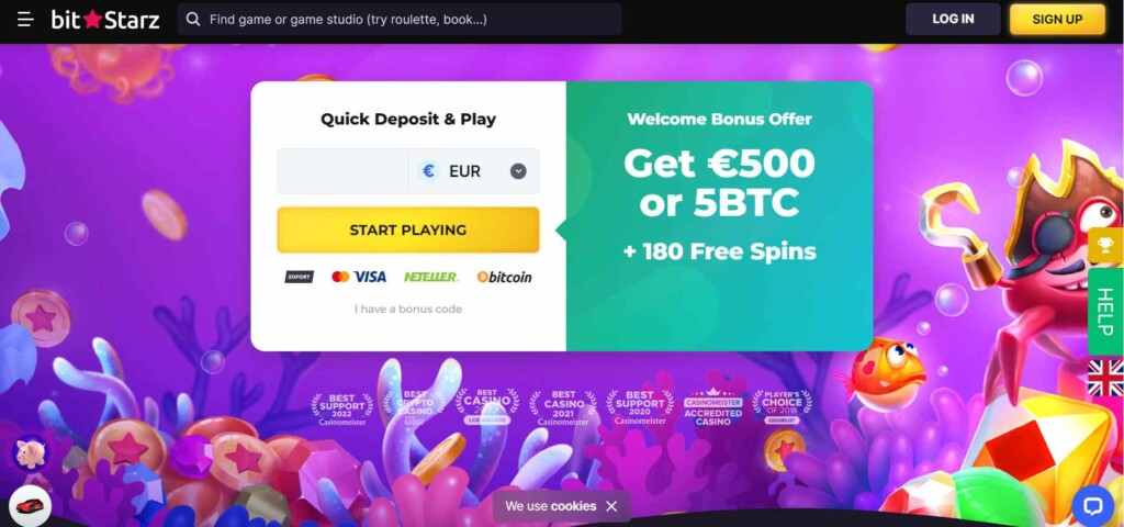 Screenshot bitstarz Bonus offer
