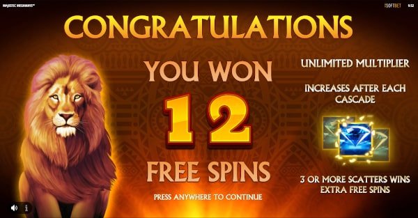 majestic-free-spins