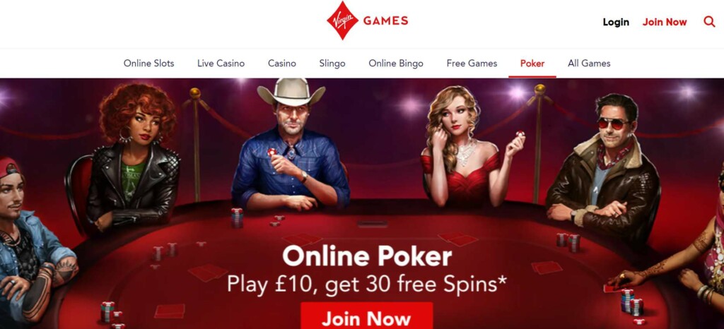 Virgin Casino Poker Offer