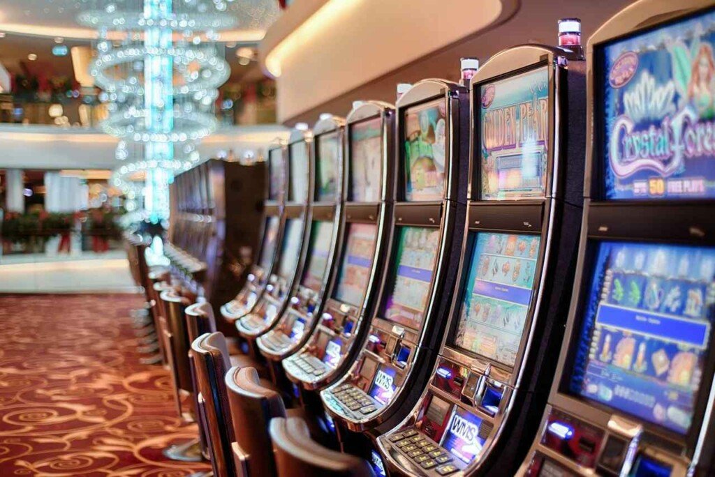 An image of slot machines