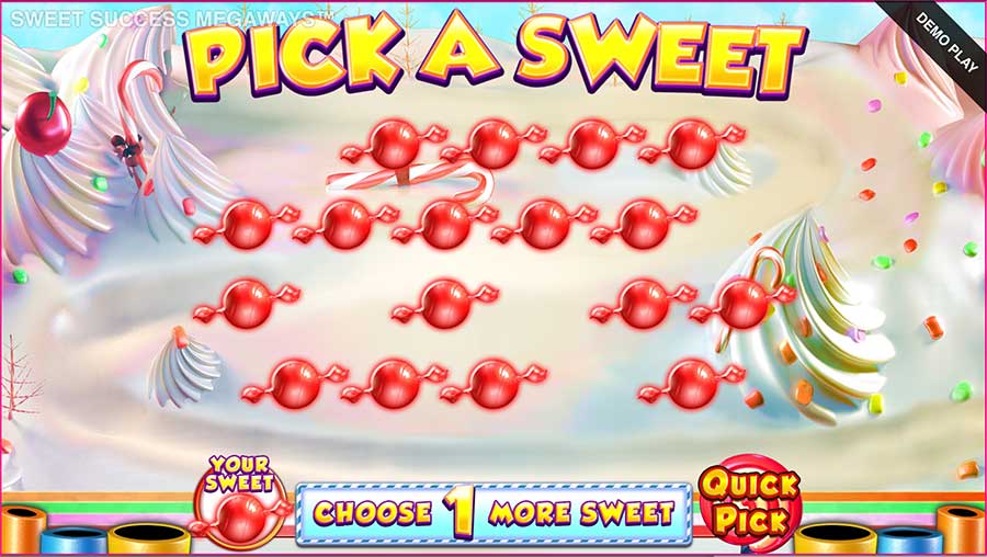 Sweet Success Megaways™ Bonus Game Pick A Sweet