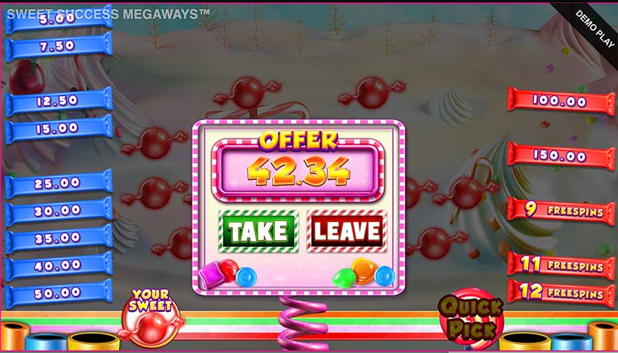 Sweet Success Megaways™ Gamble Feature