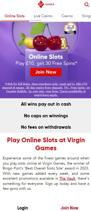 virgin casino mobile