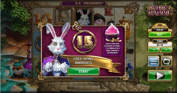 White rabbit slot screenshot